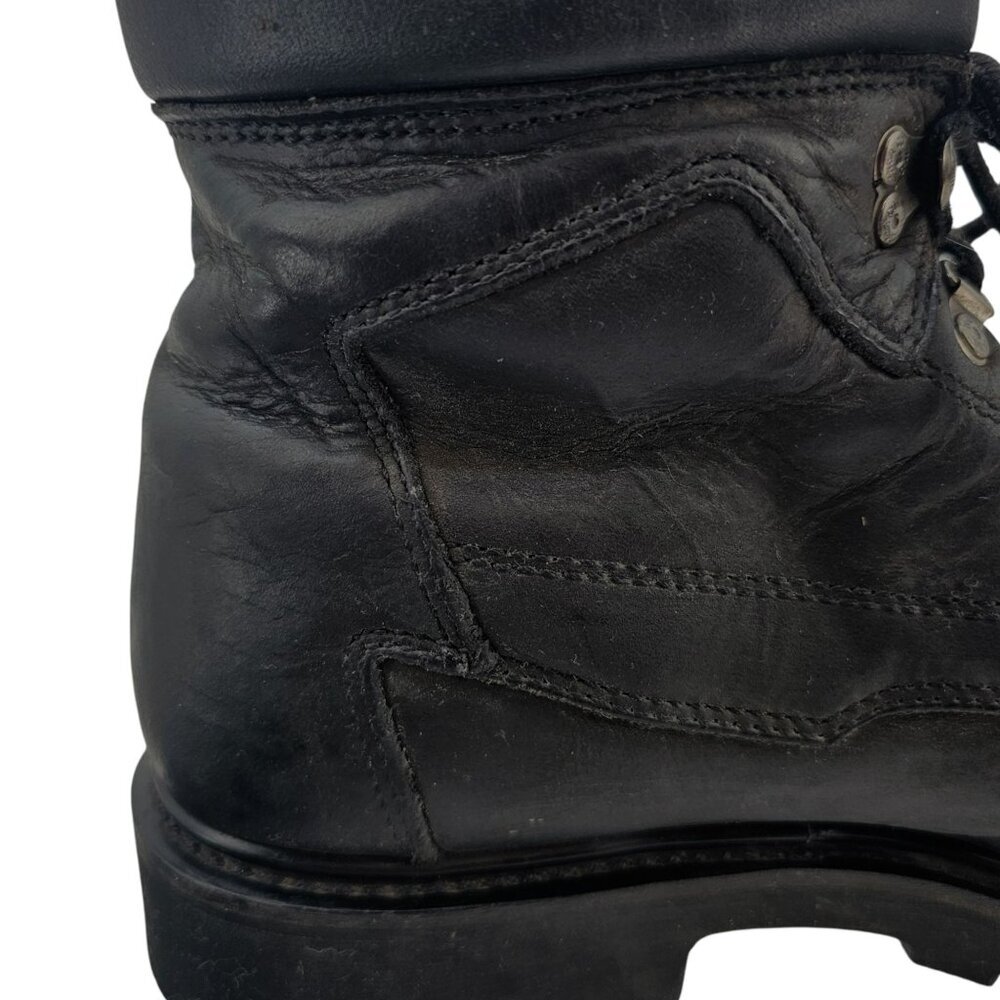 Harley-Davidson Mens 12 Wolverine Badlands 6 Inch Black Boots - Picture 6 of 16
